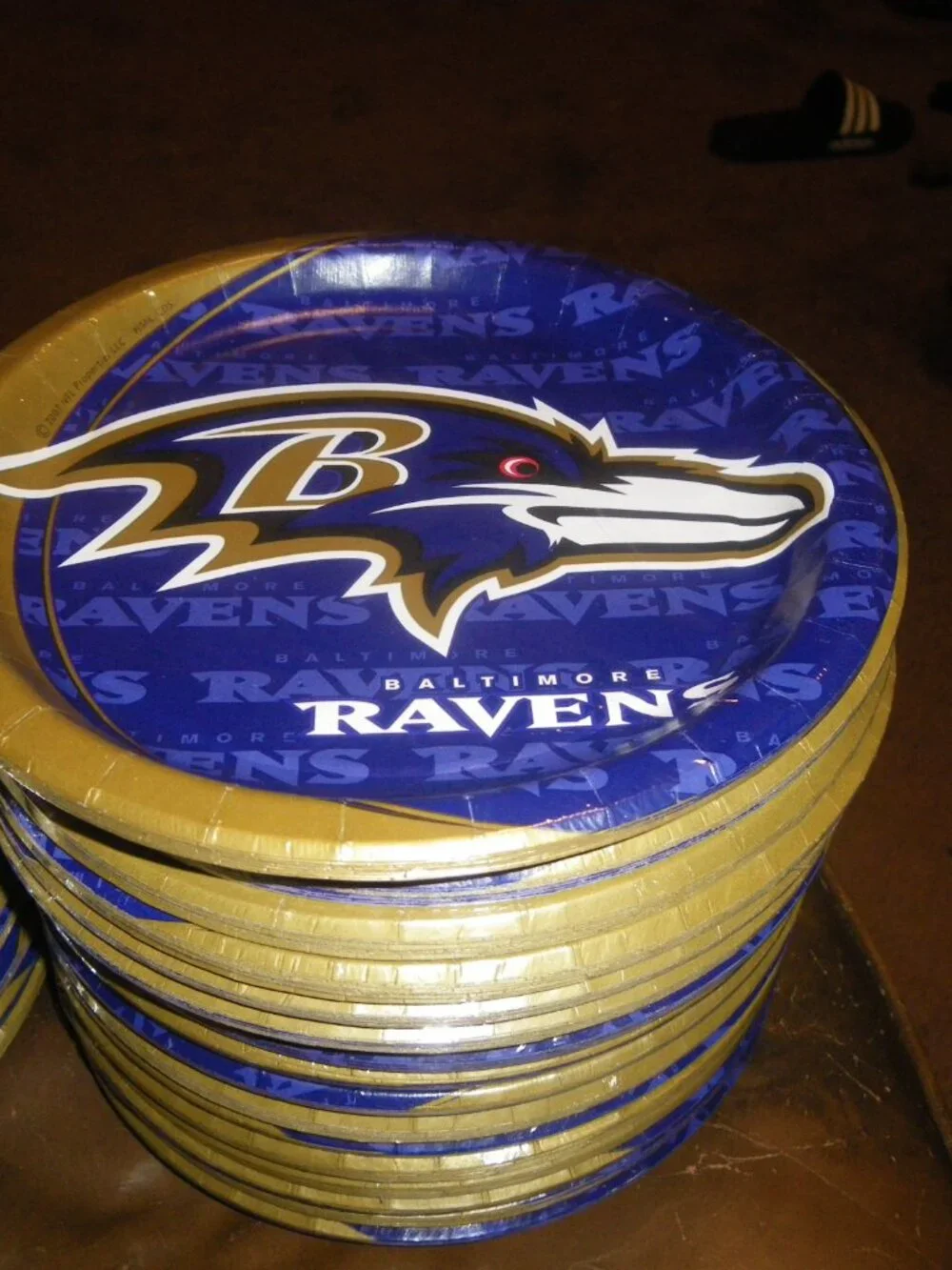 NFL Hallmark Football Party Pack! Baltimore Ravens 240 Plates